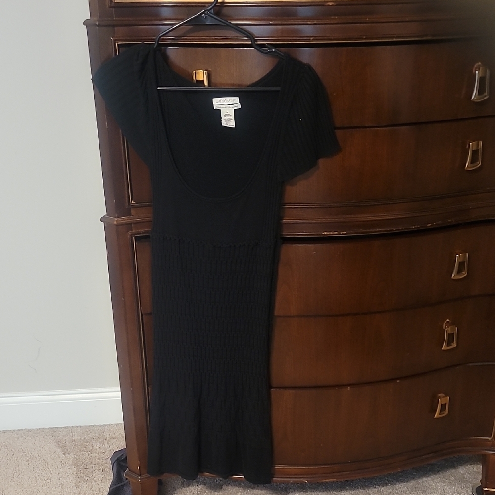 Black Knit Dress
